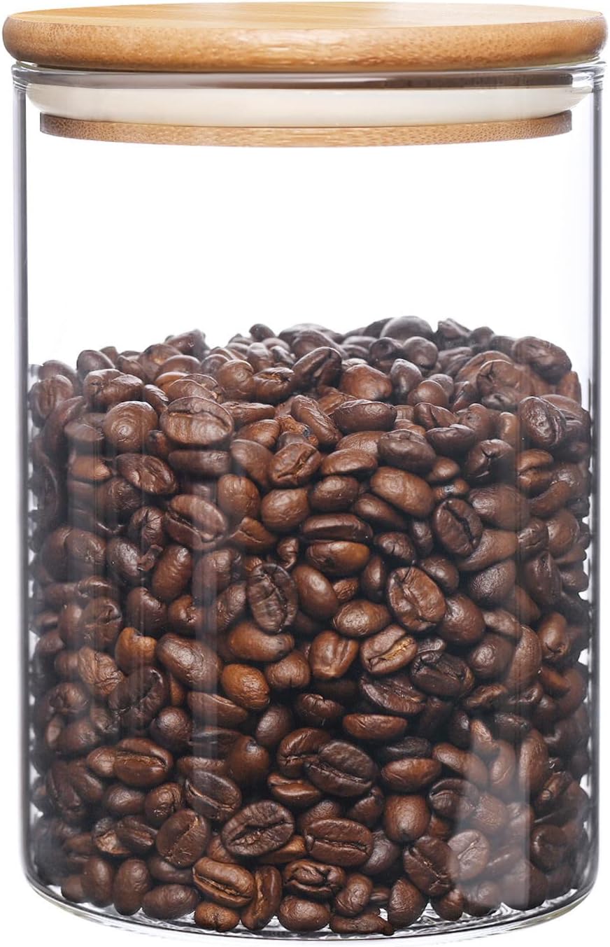 Coffee Tea Sugar - umieo Glass Food Storage Containers with