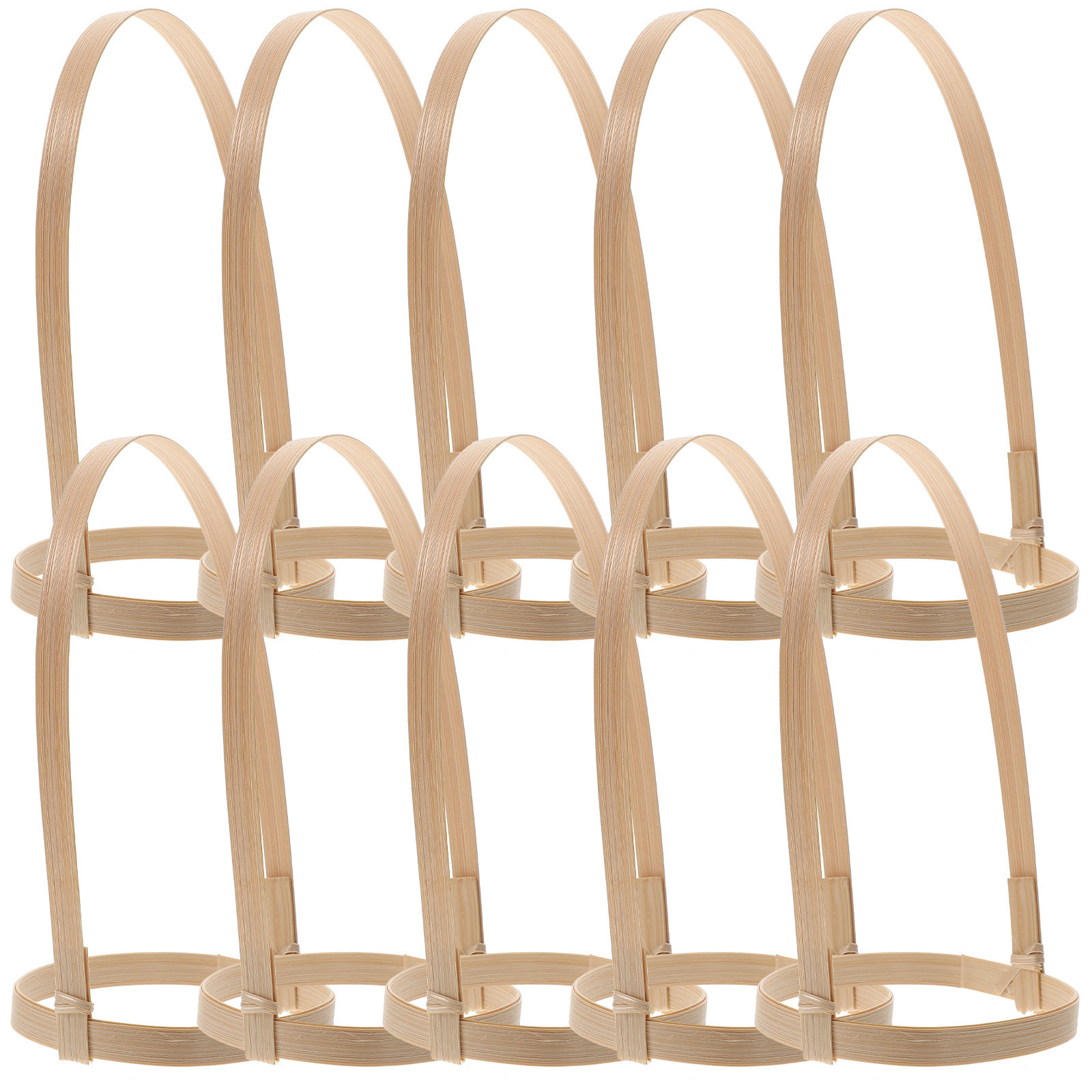 Coffee Tea Holders - 10Pcs Bamboo Drink Cup Carrier Coffee