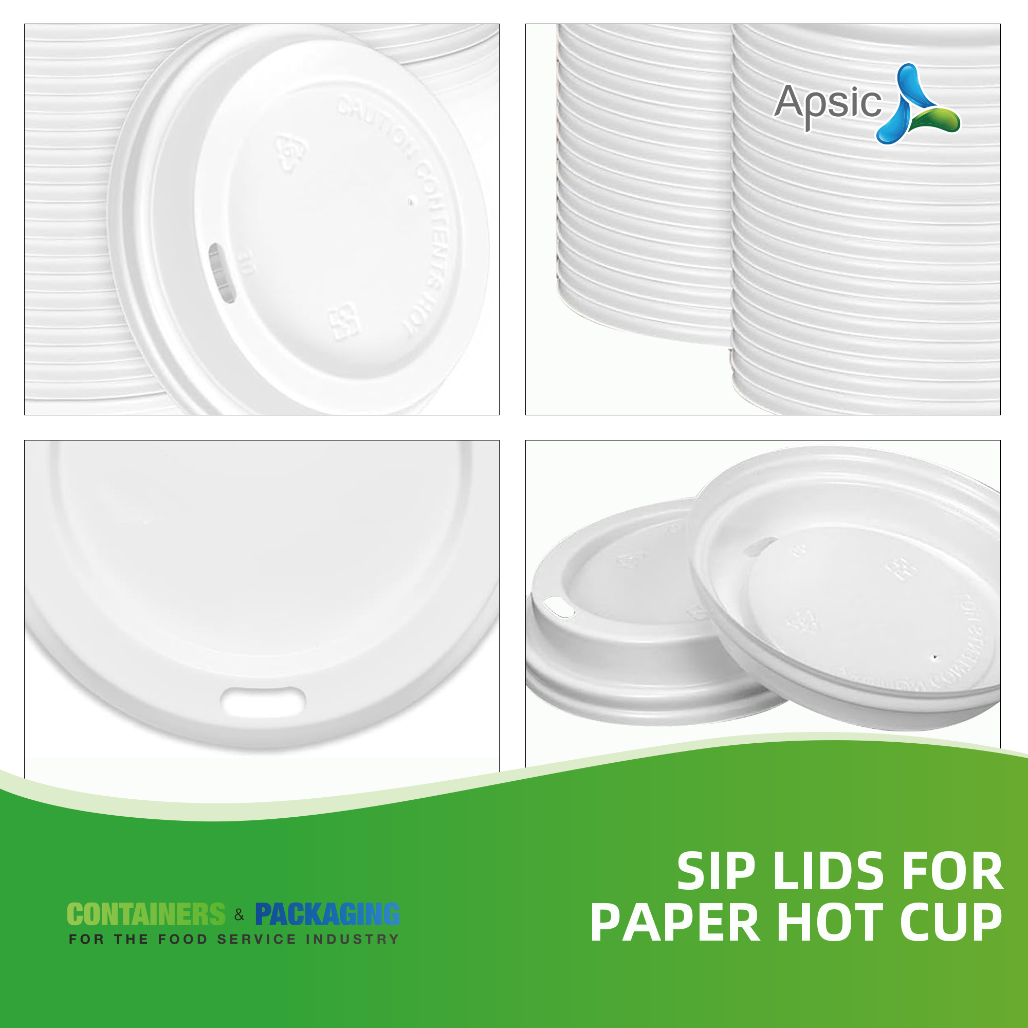 Coffee Tea Vietnam - Apsic 1000-Pack Disposable White Coffee Cup