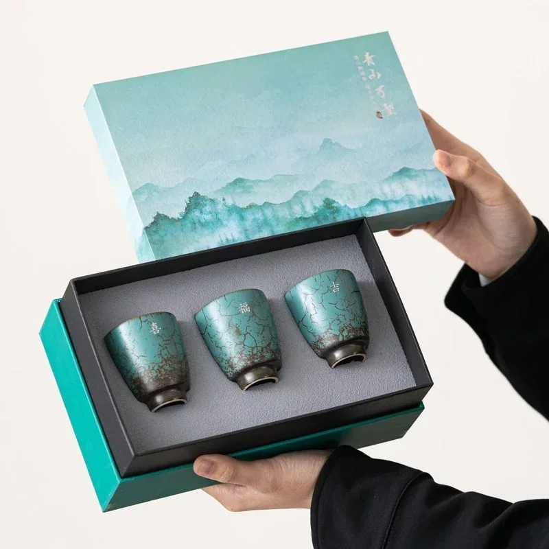Coffee Tea Sugar Set - Gift Box, Espresso Cups,Japanese Ceramic Tea