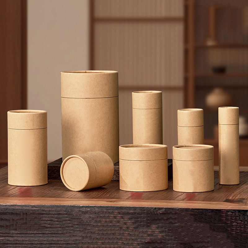 1PCS New Kraft Paperboard Tube - Coffee Tea Organizer incelemesi ve fiyatı