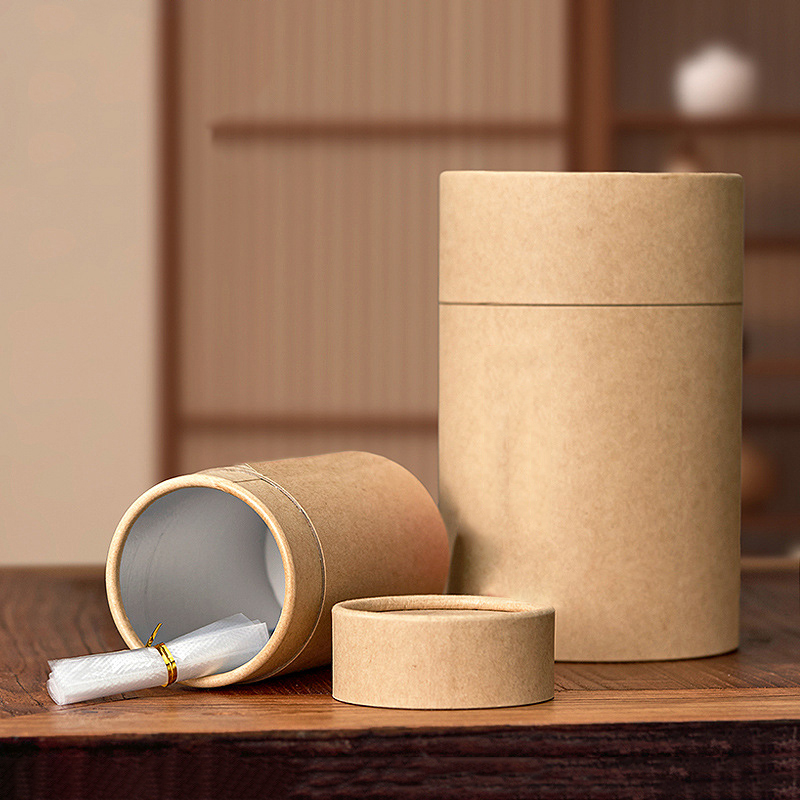 1PCS New Kraft Paperboard Tube - Coffee Tea Organizer incelemesi ve fiyatı