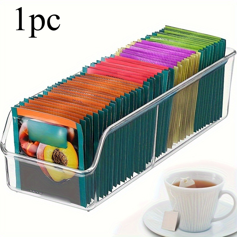 1pc Clear Tea Bag Organizer Bo - Coffee Tea Sugar incelemesi ve fiyatı