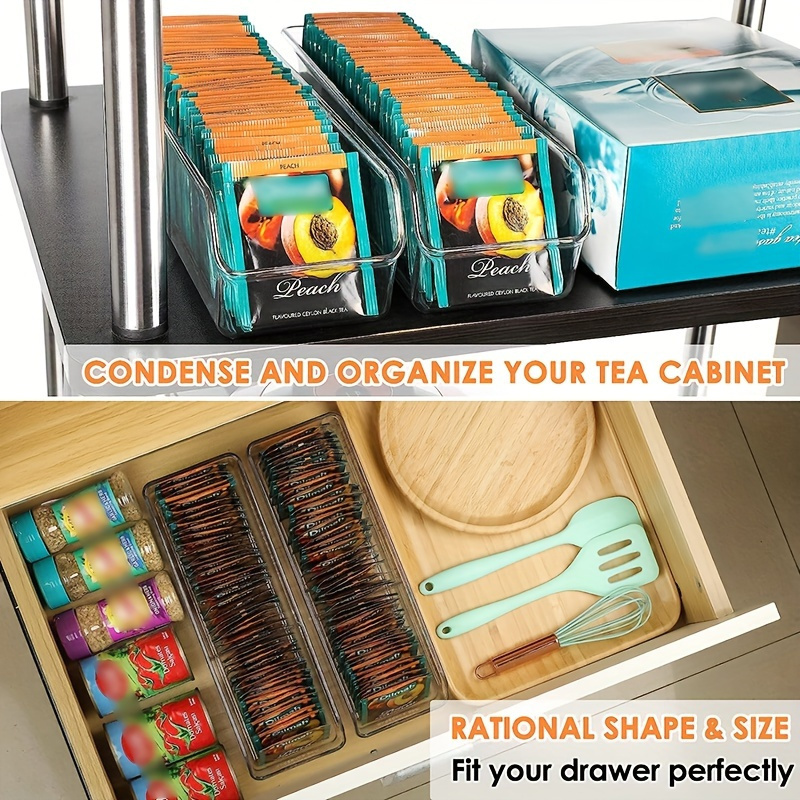 1pc Clear Tea Bag Organizer Bo - Coffee Tea Sugar incelemesi ve fiyatı