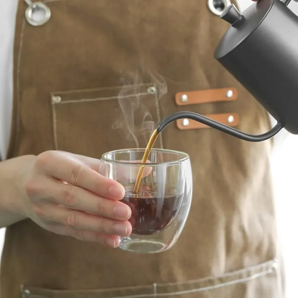 6 pcs Clear Double Wall Glass  - Coffee Tea Sugar Set incelemesi ve fiyatı