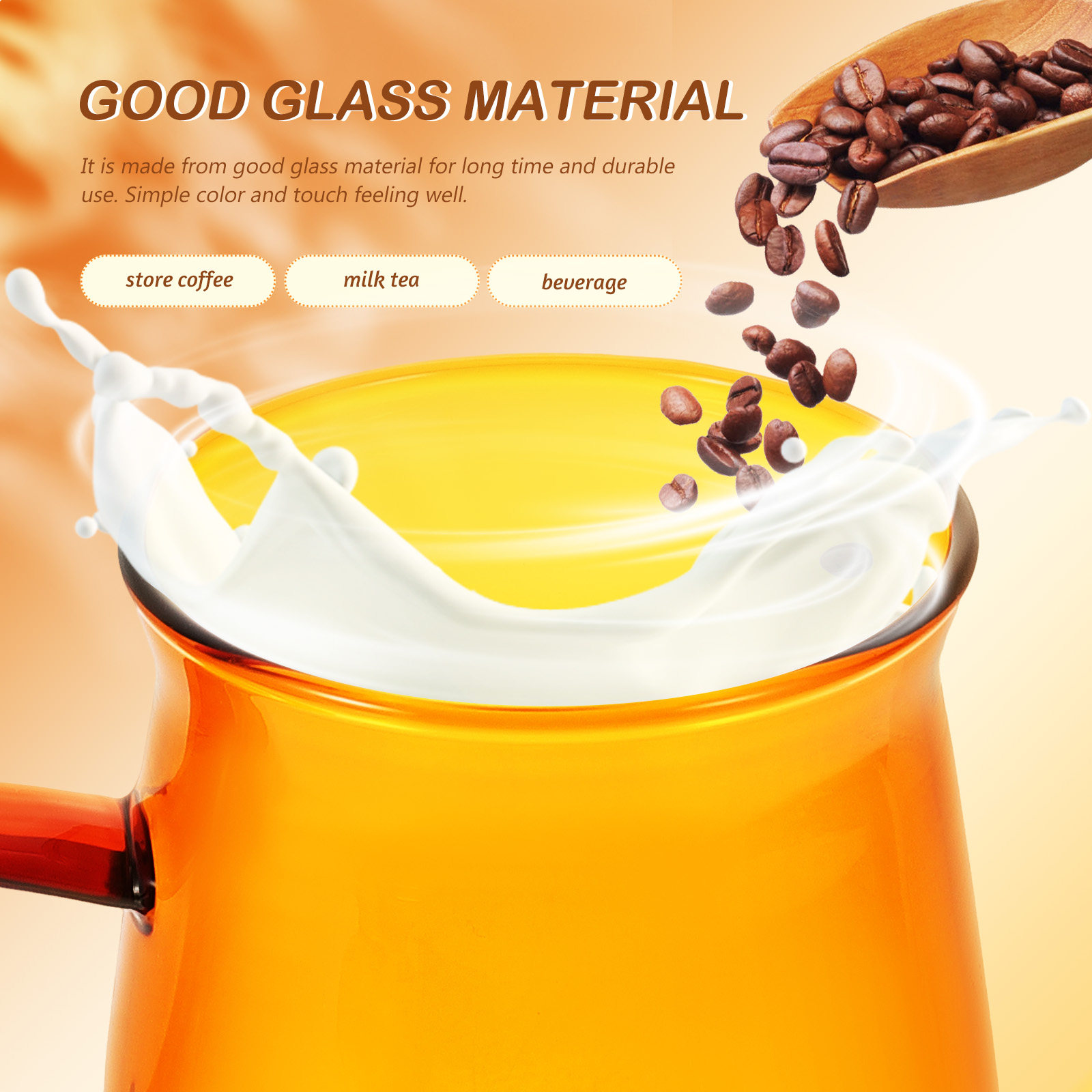1Set Glass Coffee Cup Set Simp - Coffee Tea Holders incelemesi ve fiyatı