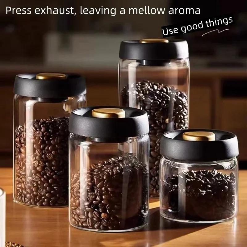 Manual Vacuum Sealed Coffee Ja - Coffee Tea Organizer incelemesi ve fiyatı