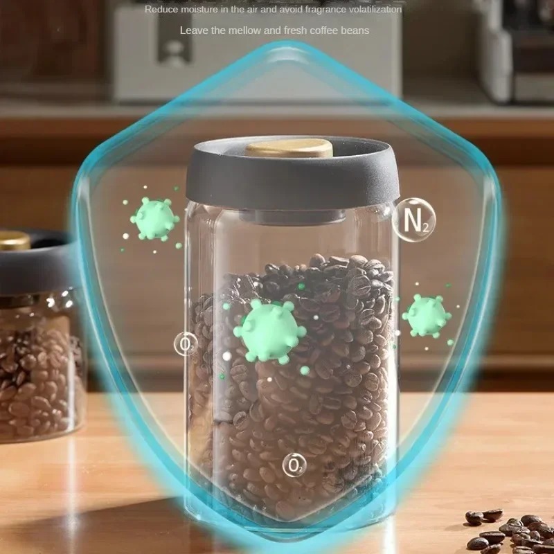 Manual Vacuum Sealed Coffee Ja - Coffee Tea Organizer incelemesi ve fiyatı