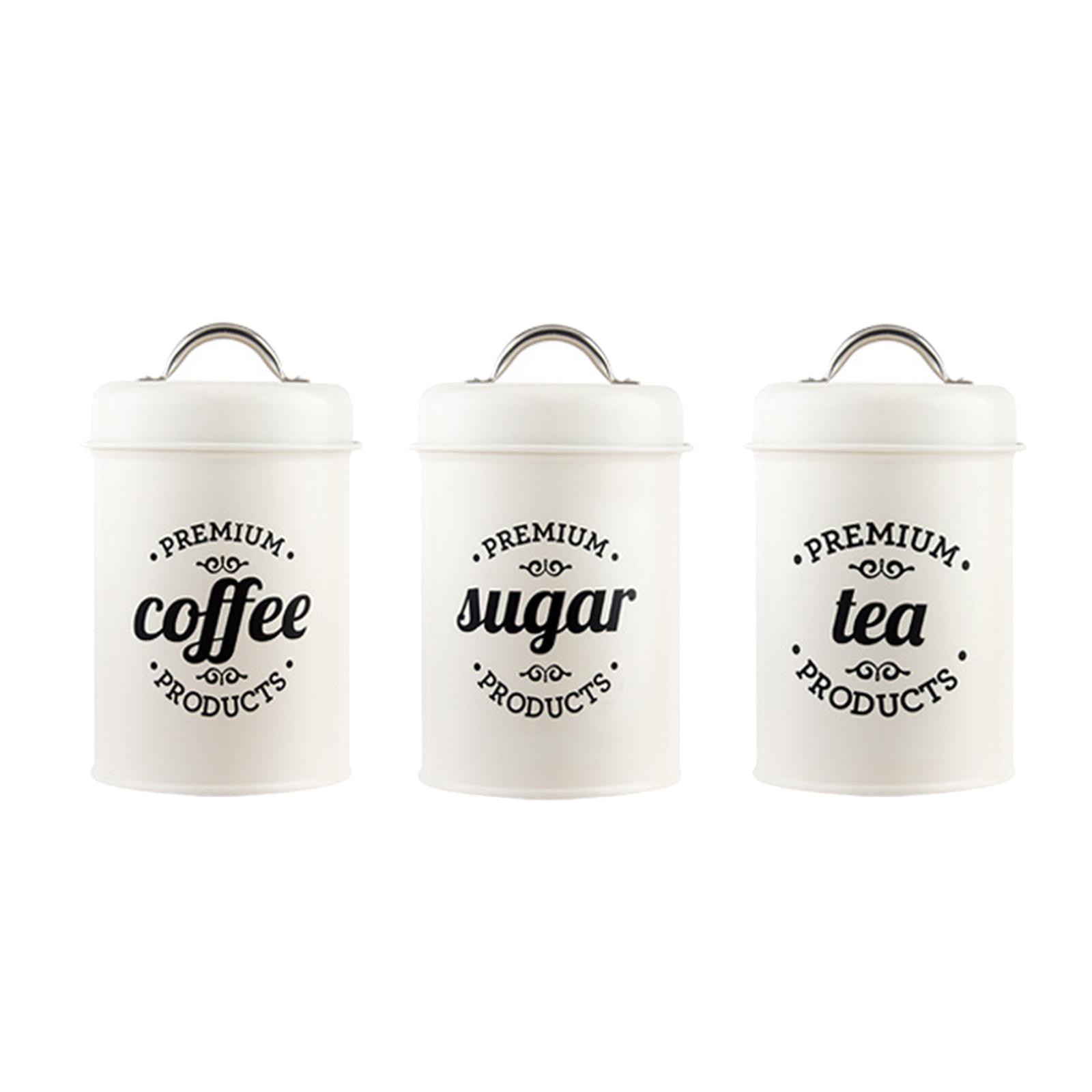 Metal Canisters for Kitchen St - Canister Coffee Sugar Tea incelemesi ve fiyatı