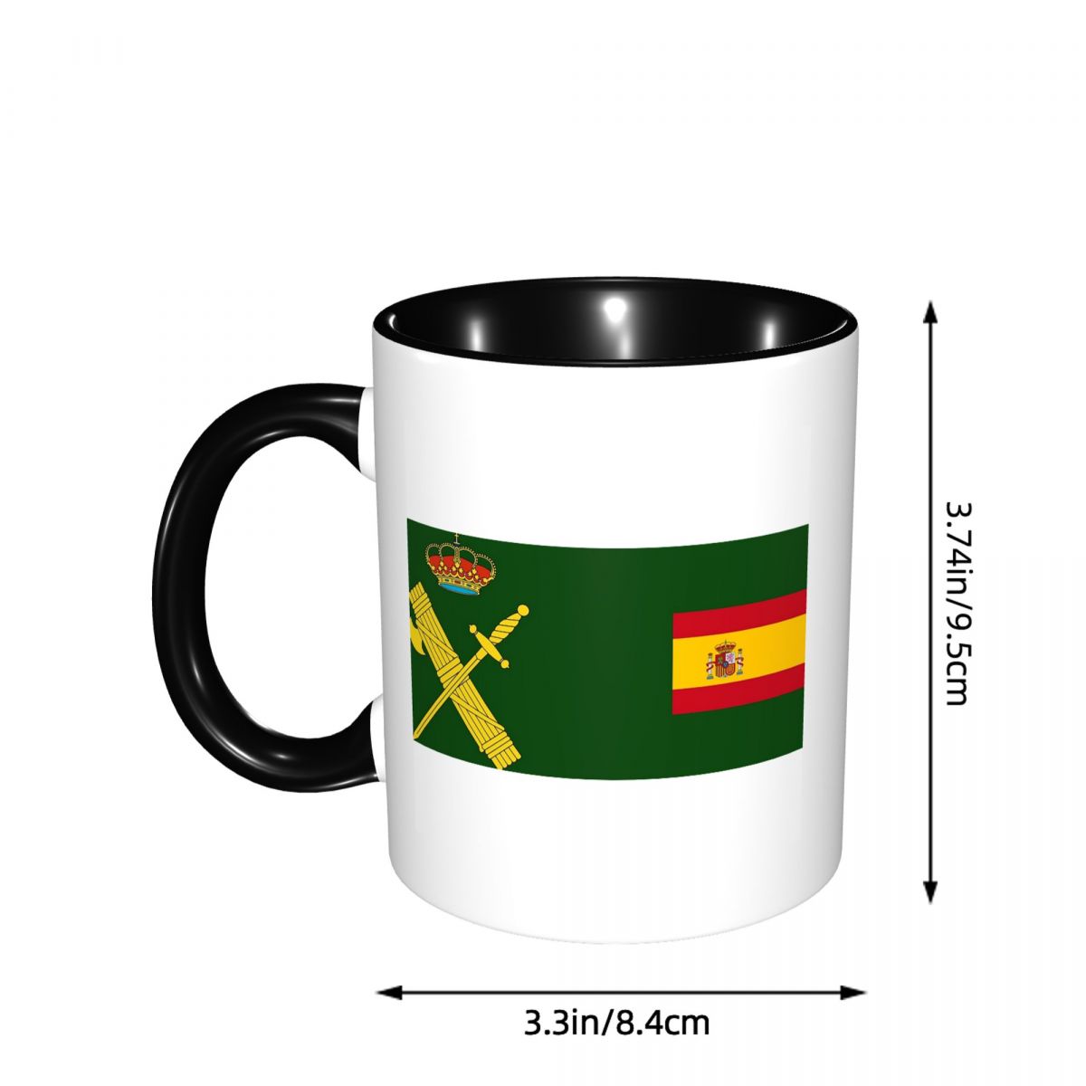 Spain Flag Plus Emblem Civil G - Coffee Plus Tea incelemesi ve fiyatı