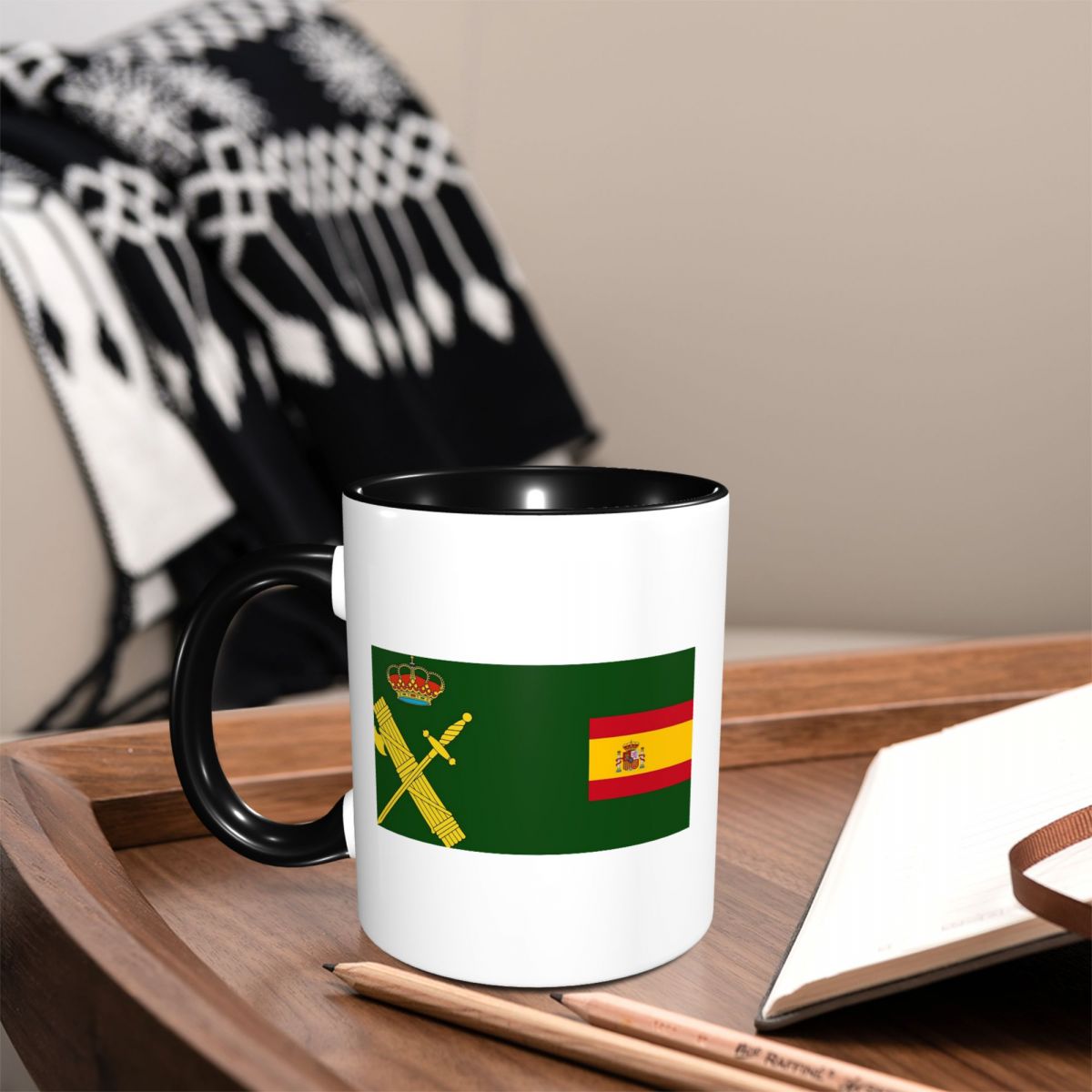 Spain Flag Plus Emblem Civil G - Coffee Plus Tea incelemesi ve fiyatı