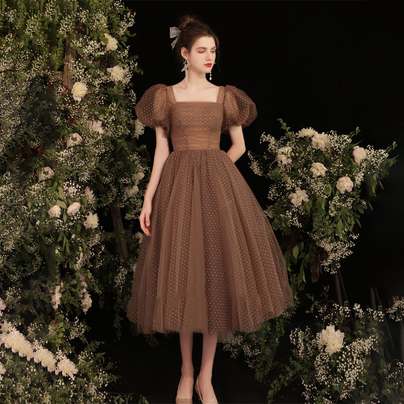 It's Yiiya Evening Dress Coffe - Coffee Plus Tea incelemesi ve fiyatı