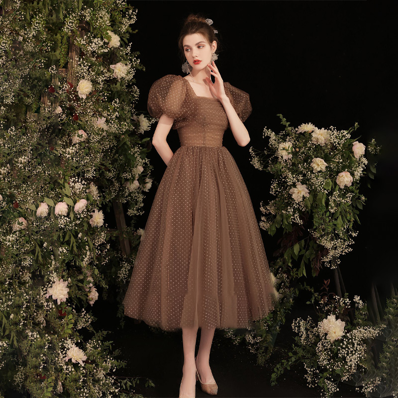 It's Yiiya Evening Dress Coffe - Coffee Plus Tea incelemesi ve fiyatı