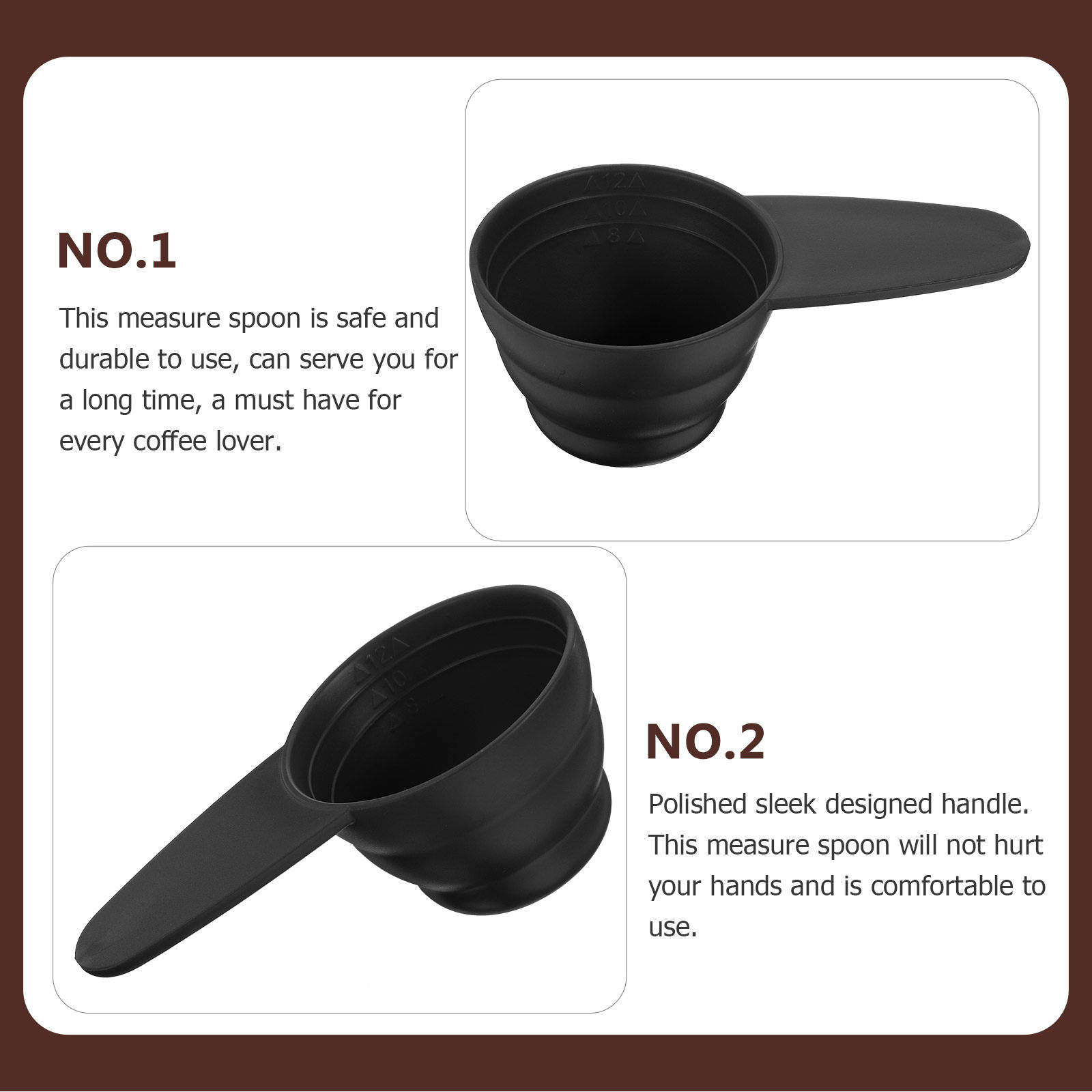 5Pcs Measure Spoon Long Handle - Coffee Tea Sugar incelemesi ve fiyatı
