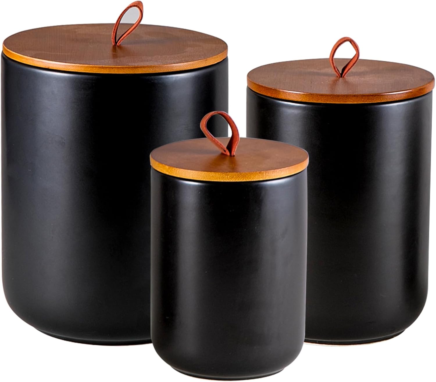 Ceramic Canister Set (30 oz, 4 - Coffee Tea Sugar Set incelemesi ve fiyatı