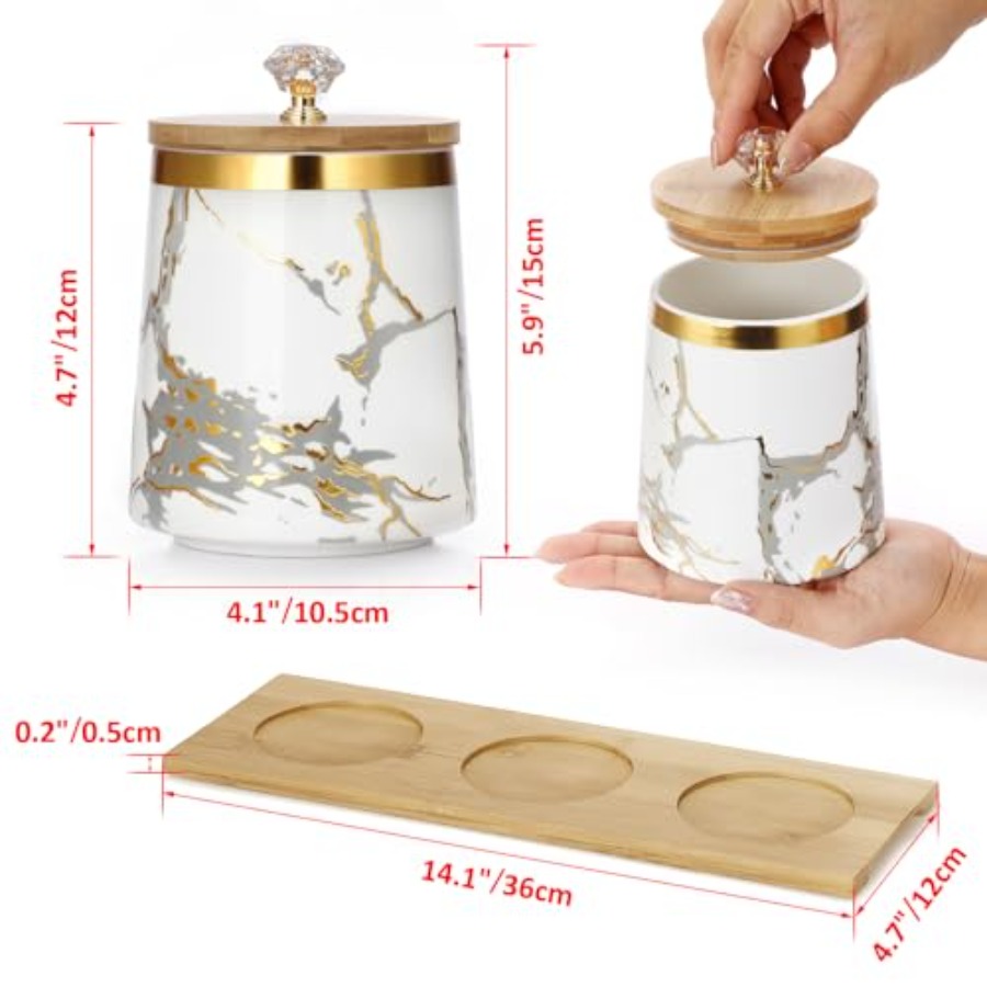 Set of 3 Canisters Set for Sug - Coffee Tea Sugar Set incelemesi ve fiyatı