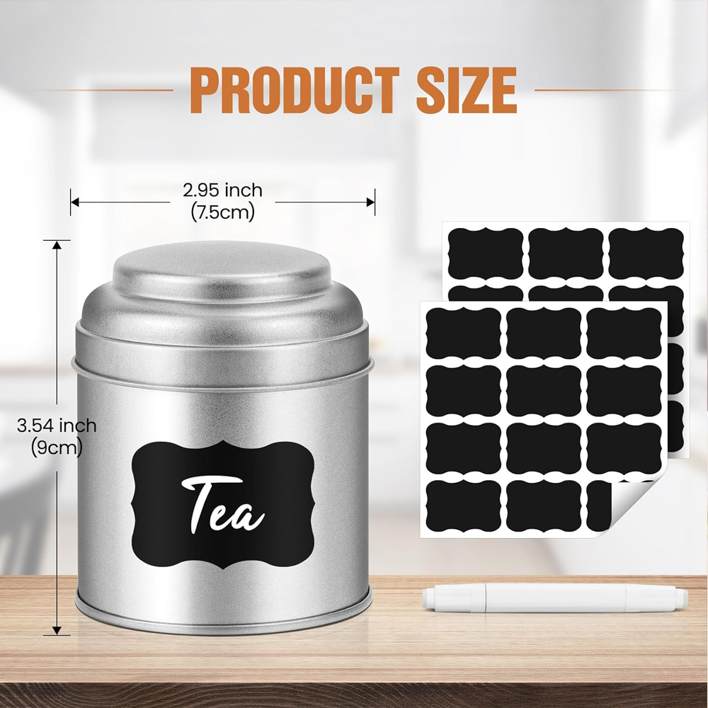 Tea Tin with Airtight Double L - Canister Coffee Sugar Tea incelemesi ve fiyatı