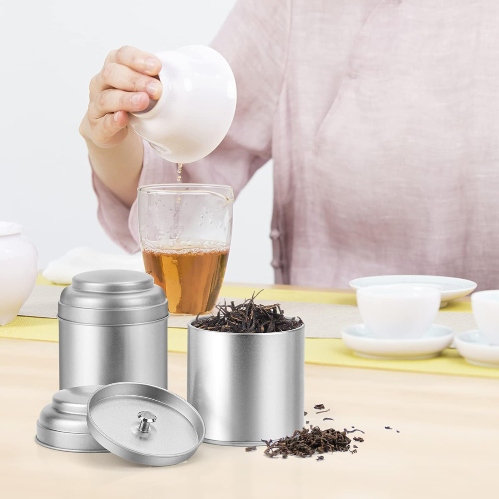 Tea Tin with Airtight Double L - Canister Coffee Sugar Tea incelemesi ve fiyatı