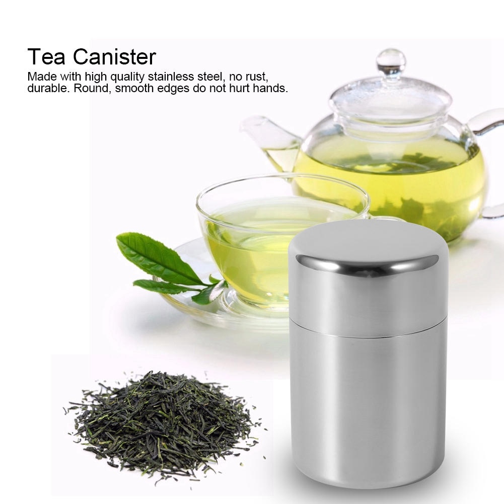 Stainless Steel Tea Leaf Tins  - Coffee Tea Sugar Set incelemesi ve fiyatı