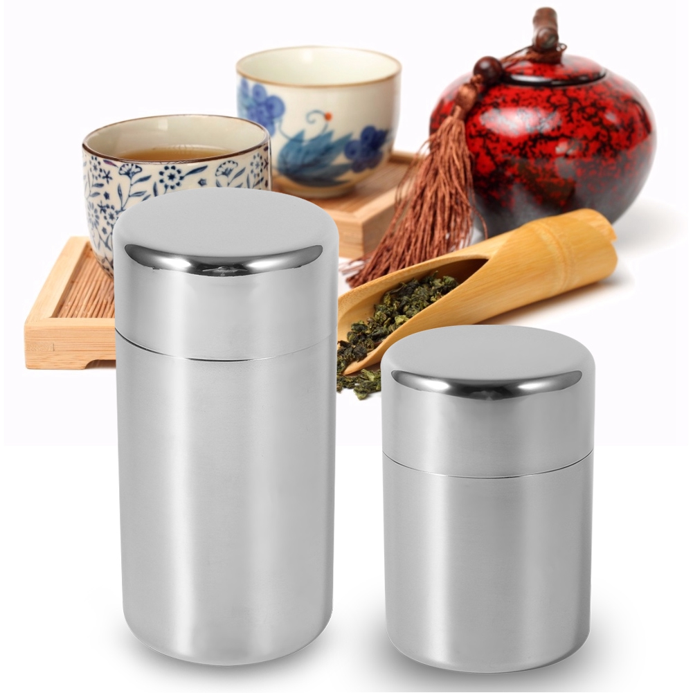 Stainless Steel Tea Leaf Tins  - Coffee Tea Sugar Set incelemesi ve fiyatı