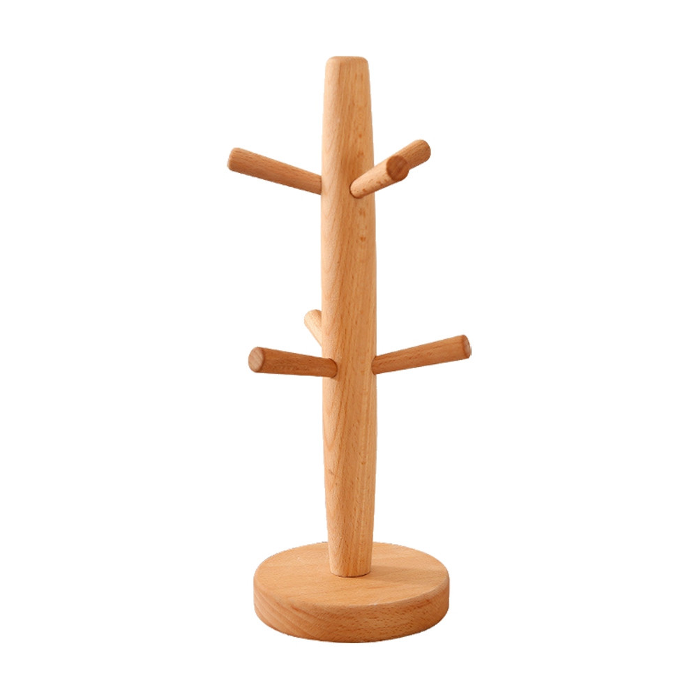 Beech Solid Mug Rack Tree Natu - Coffee Tea Organizer incelemesi ve fiyatı