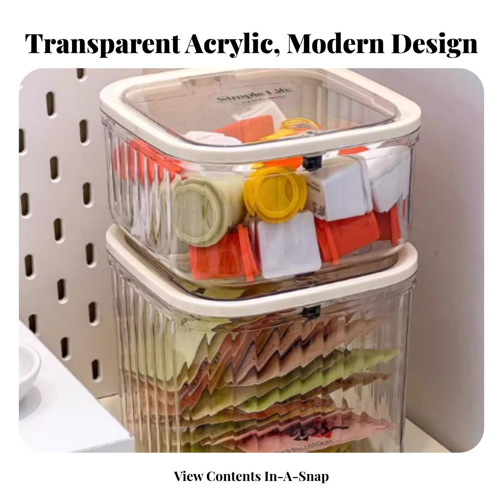 Plastic Tea Bag Storage Box La - Coffee Tea Organizer incelemesi ve fiyatı
