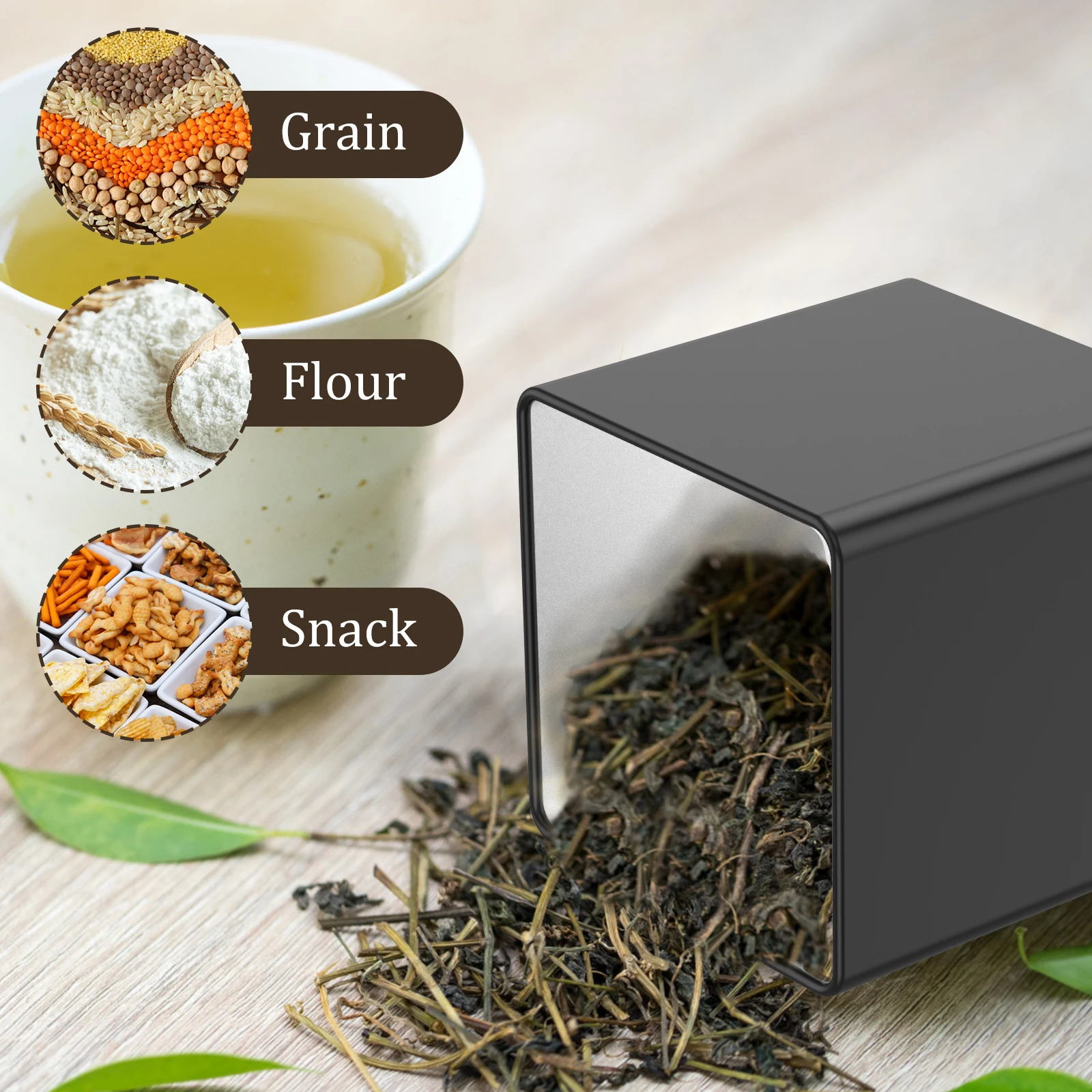 3Pcs Set 500ml Tea Sugar Coffe - Canister Coffee Sugar Tea incelemesi ve fiyatı