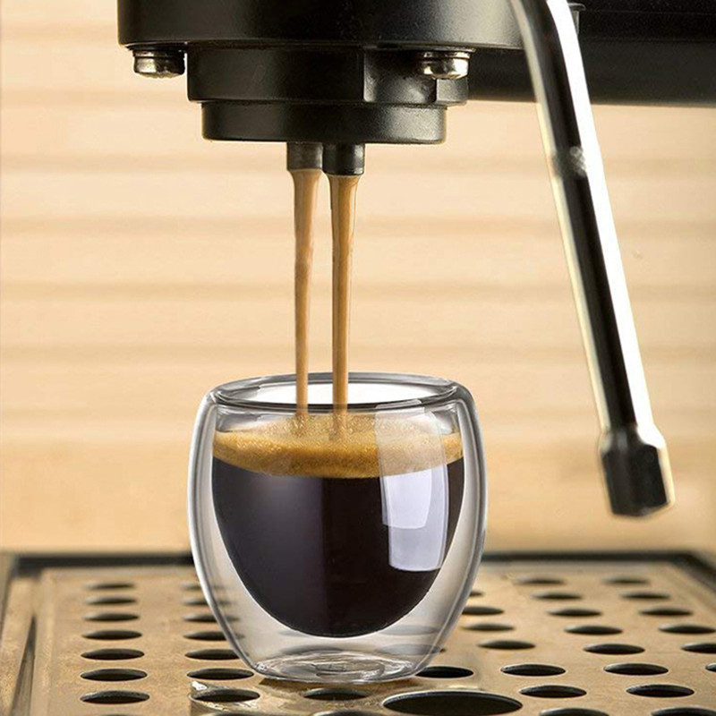 Double Walled Glass Coffee Mug - Coffee Tea Sugar Set incelemesi ve fiyatı