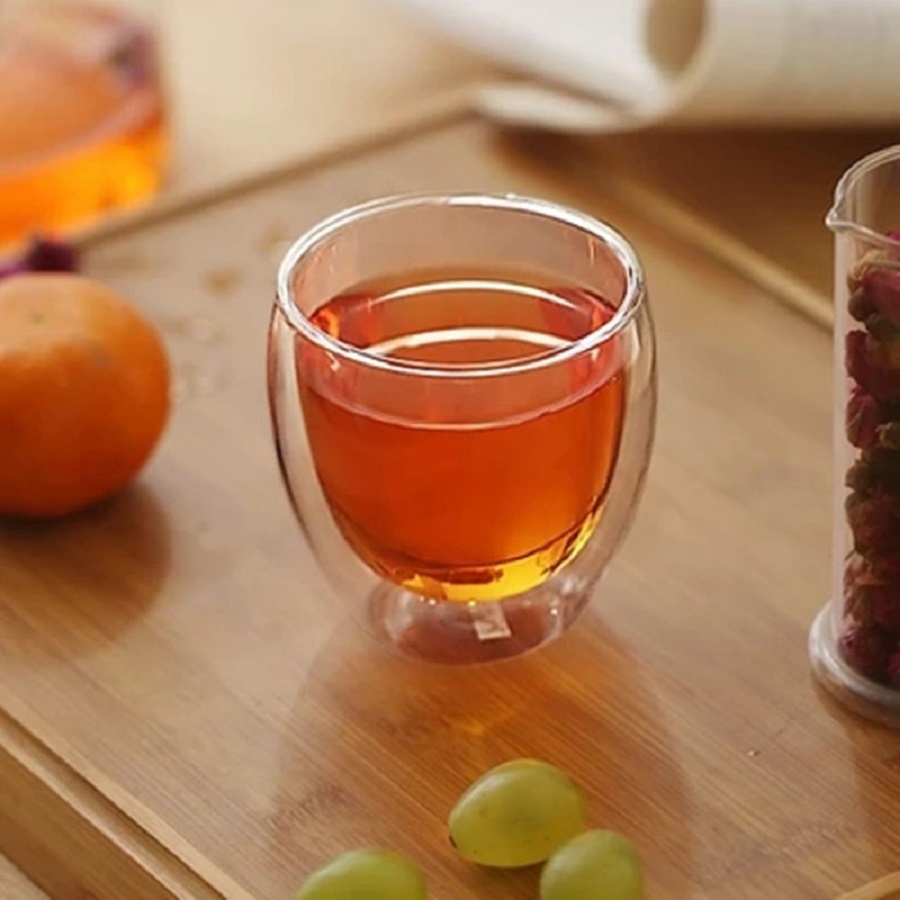 Double Walled Glass Coffee Mug - Coffee Tea Sugar Set incelemesi ve fiyatı