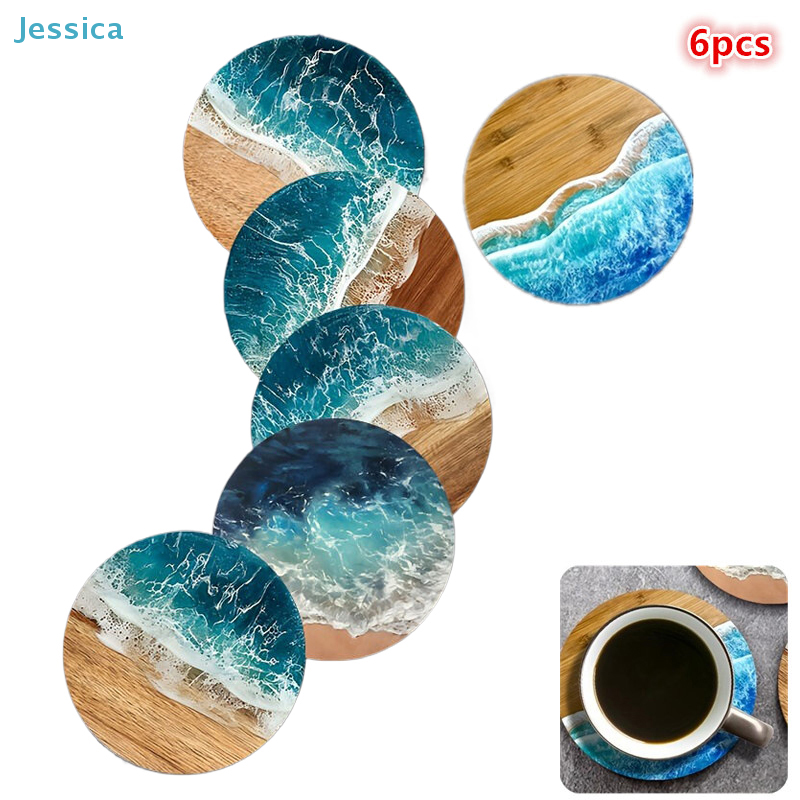 ♥Ocean Wave & Wood Grain Coast - Coffee Tea Sugar Set incelemesi ve fiyatı