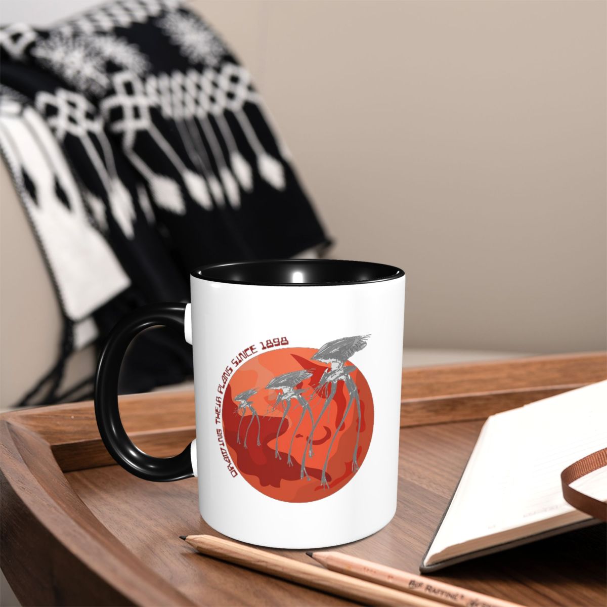 War Of The Worlds Drawing Thei - Draw Coffee And Tea incelemesi ve fiyatı