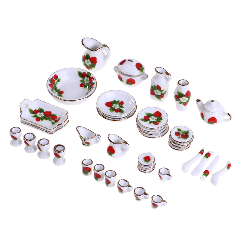 1 Set 1:12 Miniature Doll Hous - Coffee Tea Sugar Set incelemesi ve fiyatı