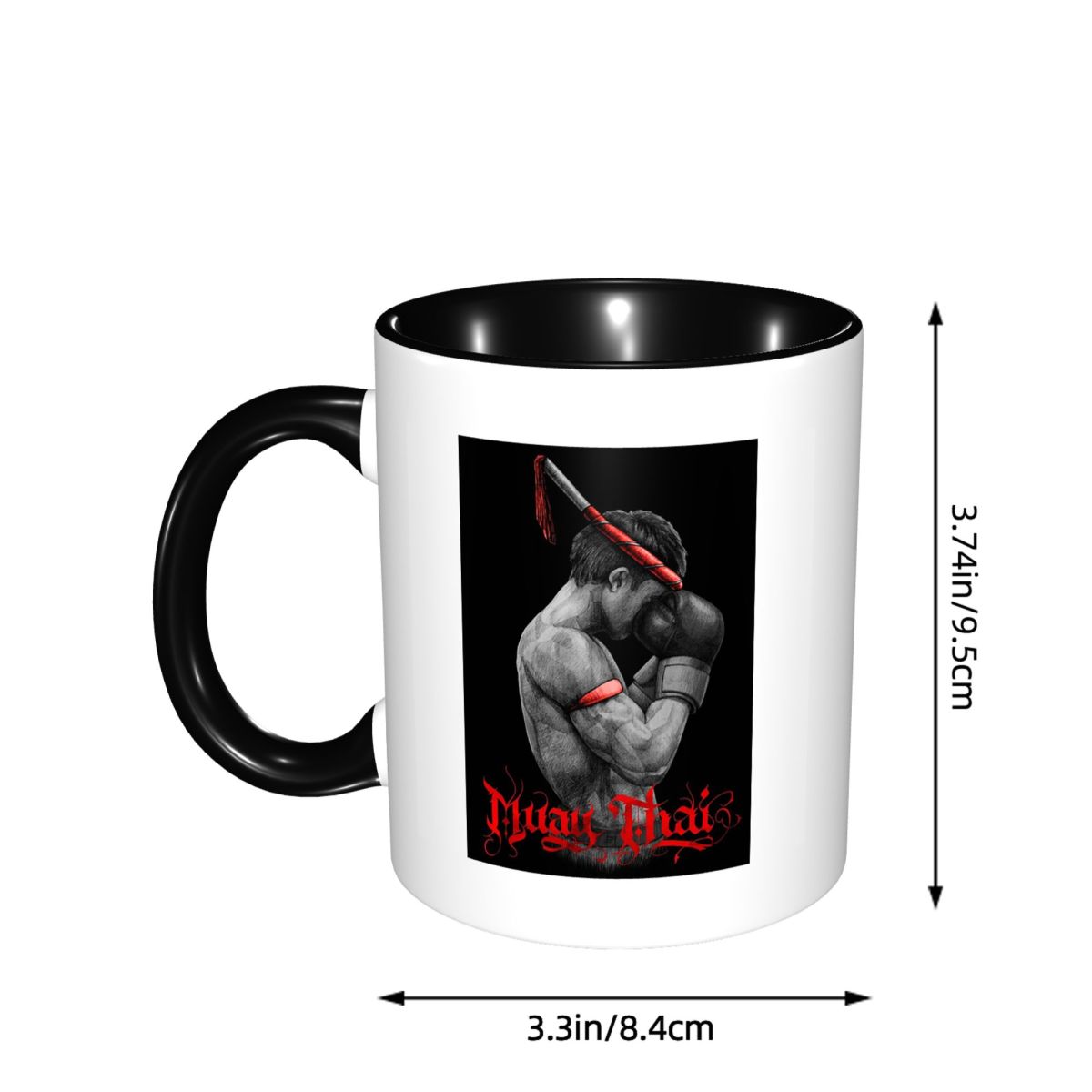 Muay Thai Boxing Fighter Mug F - Coffee Tea Thai incelemesi ve fiyatı
