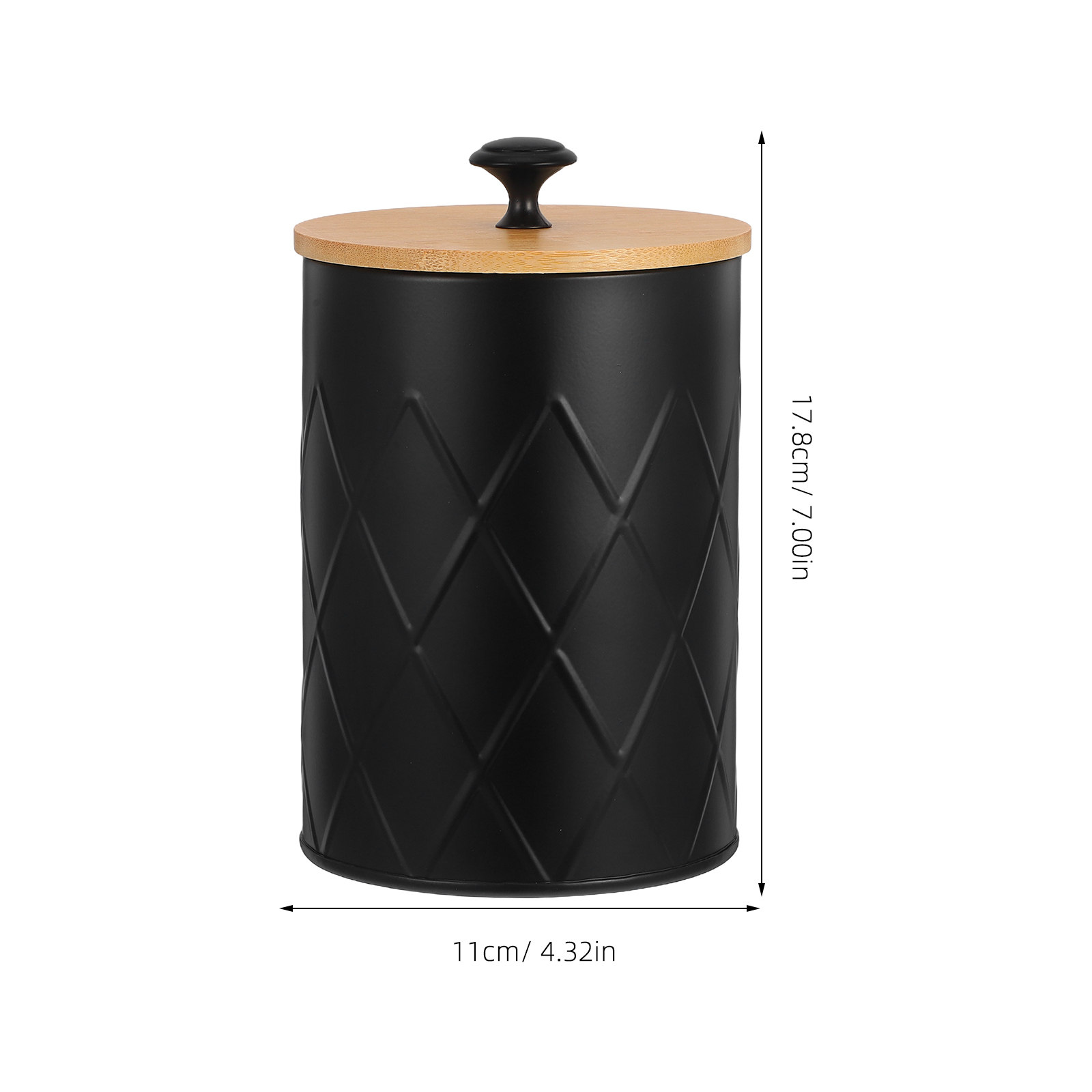 Black Metal Countertop Caniste - Canister Coffee Sugar Tea incelemesi ve fiyatı