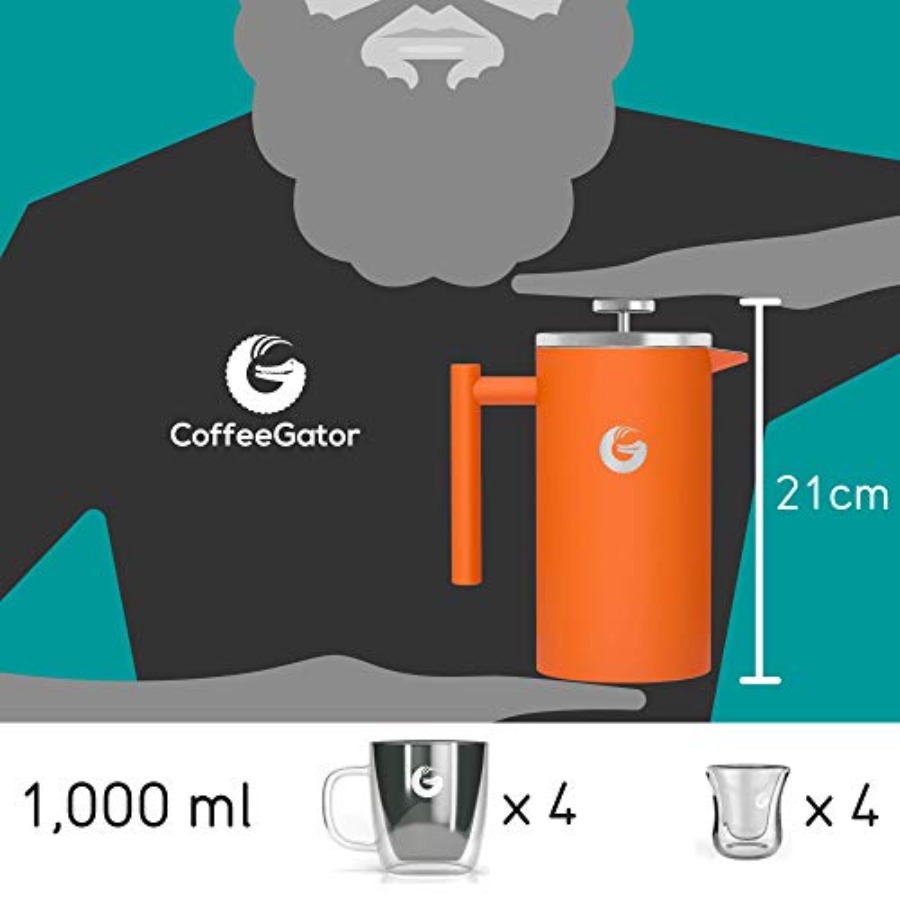 French Press Coffee Maker 34oz - Coffee Plus Tea incelemesi ve fiyatı