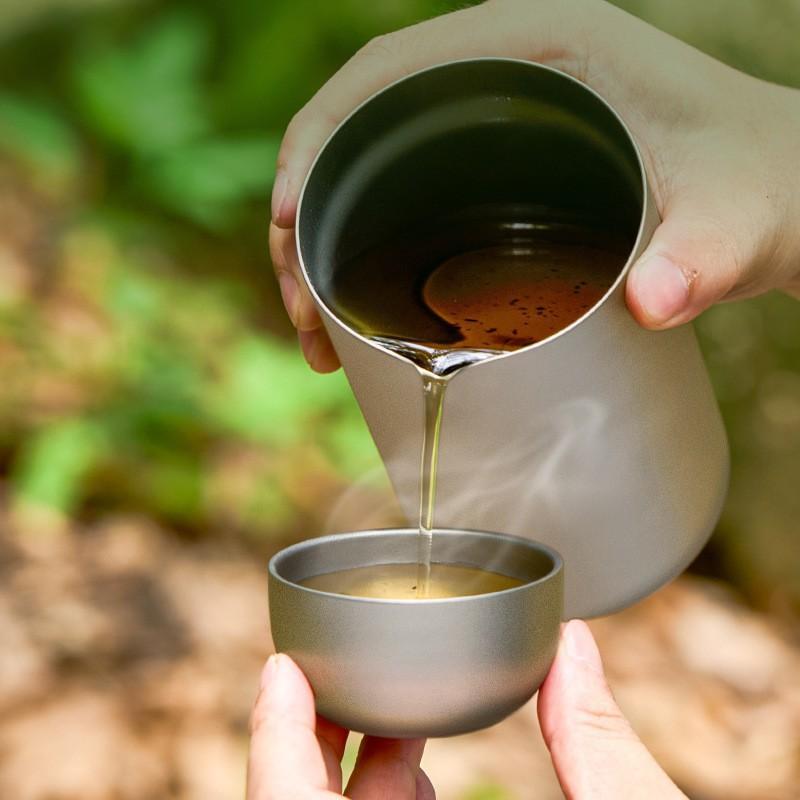 D2 Pure Titanium Double-layer  - Coffee Tea Sugar Set incelemesi ve fiyatı