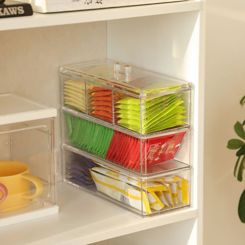 [E] Tea Bag Storage Box Drawer - Coffee Tea Sugar Set incelemesi ve fiyatı