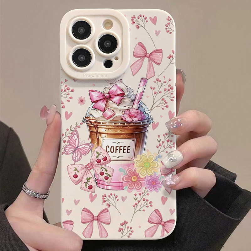 Pink Bow Coffee Pattern Minima - Coffee Plus Tea incelemesi ve fiyatı