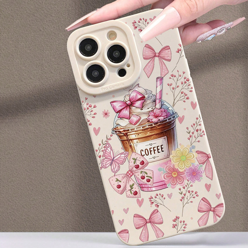 Pink Bow Coffee Pattern Minima - Coffee Plus Tea incelemesi ve fiyatı