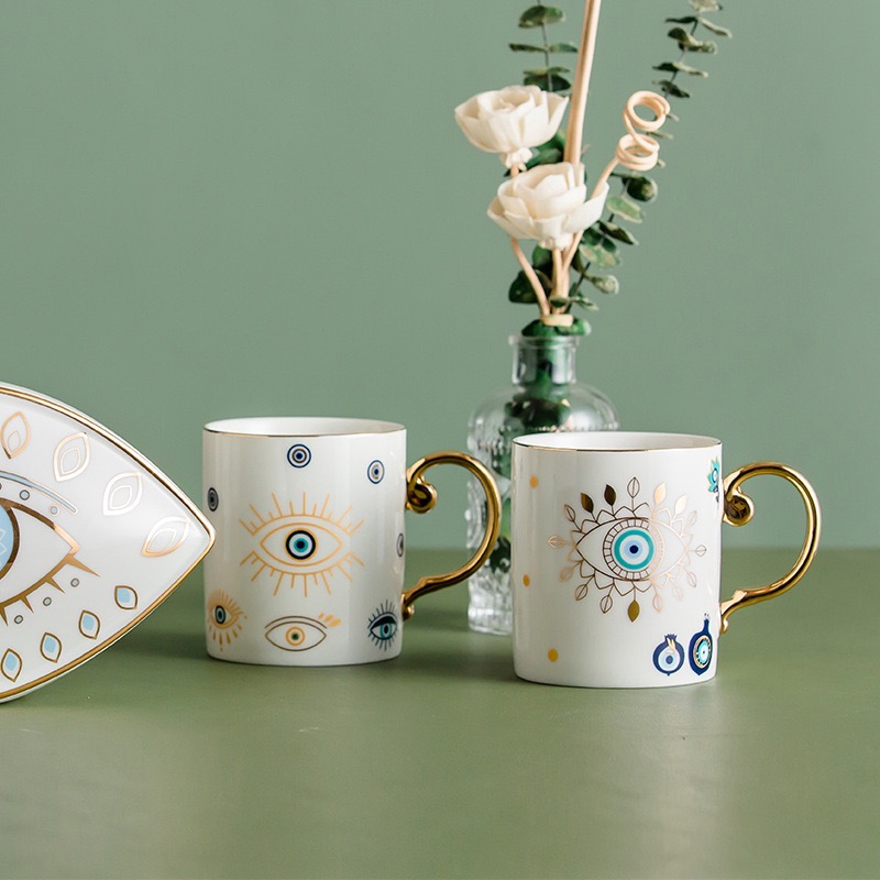 Blue Eye Coffee Cup Devil's Ey - Coffee Tea For Me incelemesi ve fiyatı