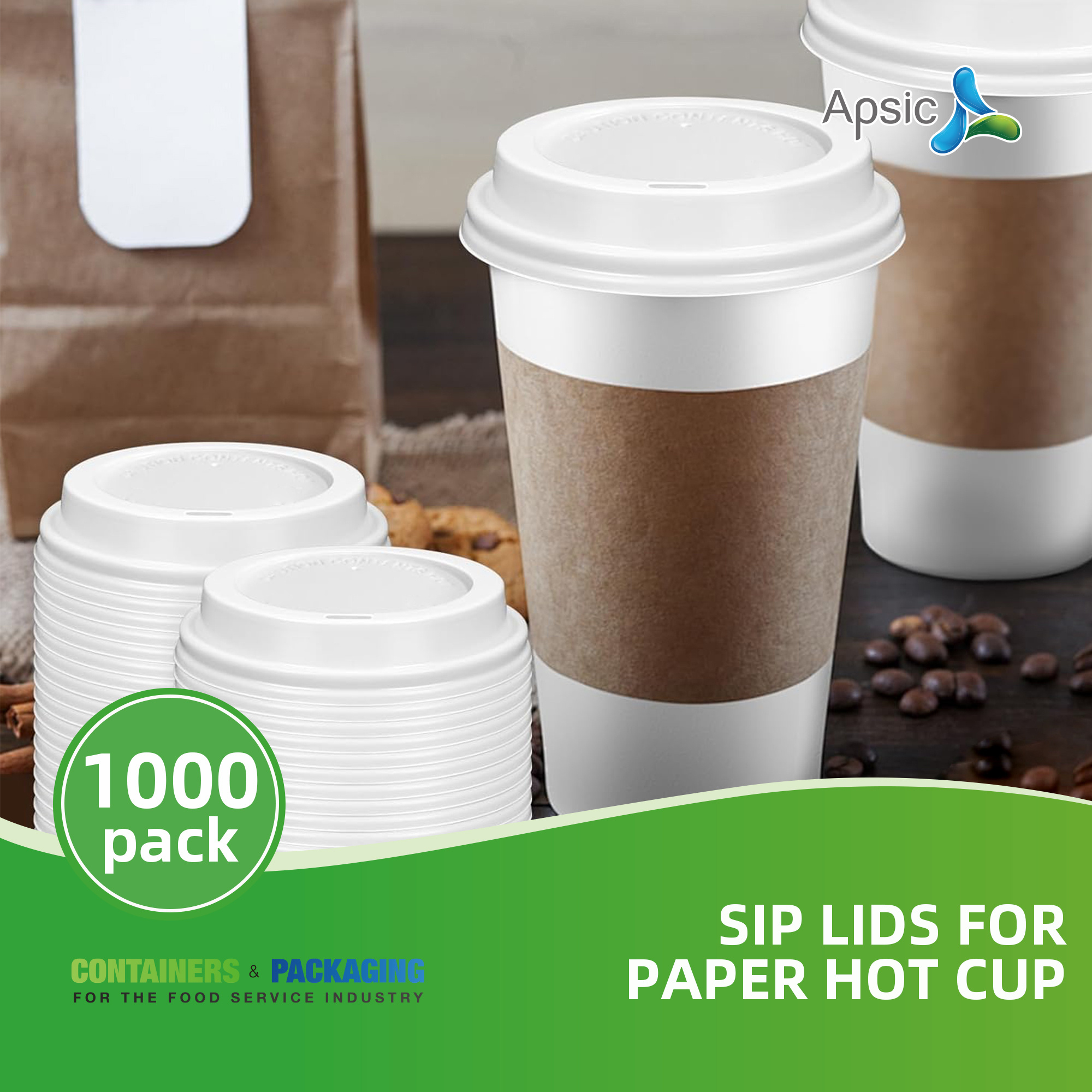 Apsic 1000-Pack Disposable Whi - Coffee Tea Vietnam incelemesi ve fiyatı