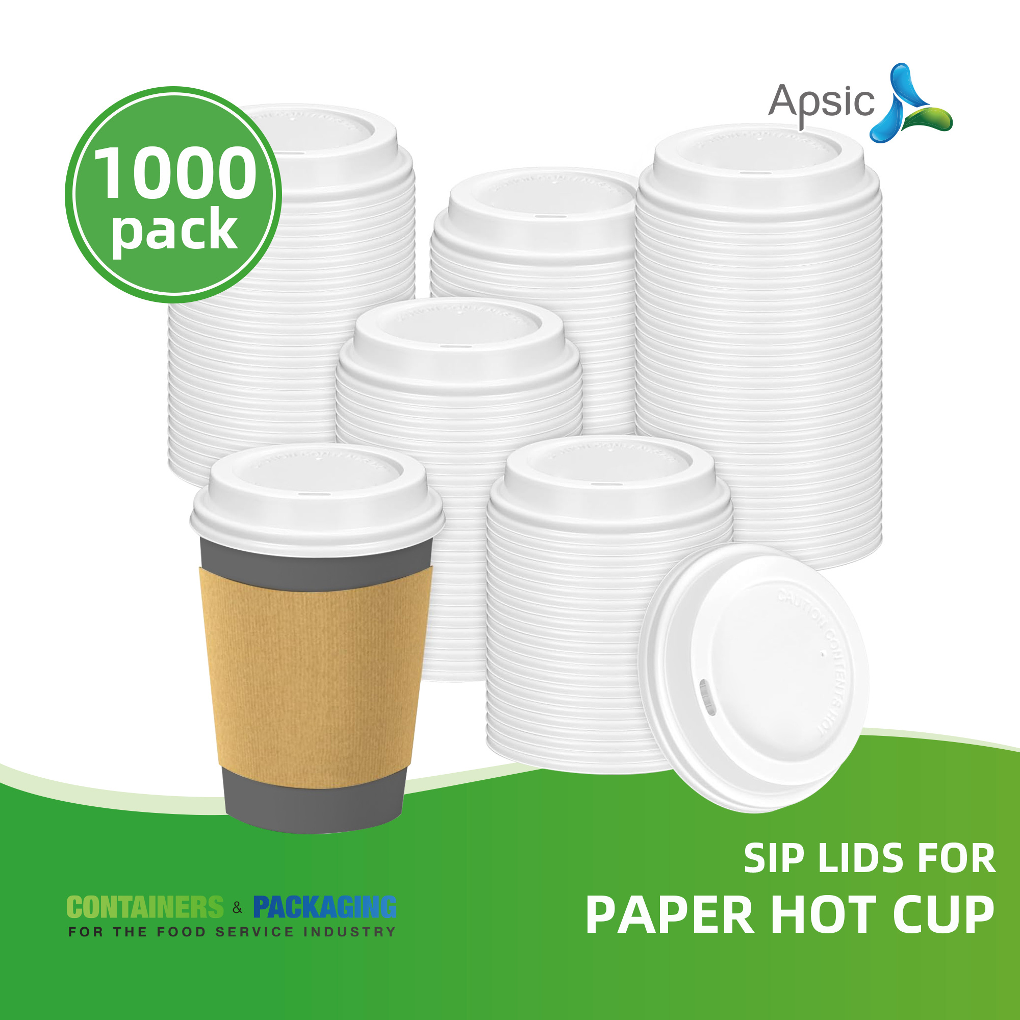 Apsic 1000-Pack Disposable Whi - Coffee Tea Vietnam incelemesi ve fiyatı