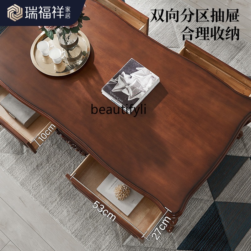 All solid wood coffee table Am - Draw Coffee And Tea incelemesi ve fiyatı