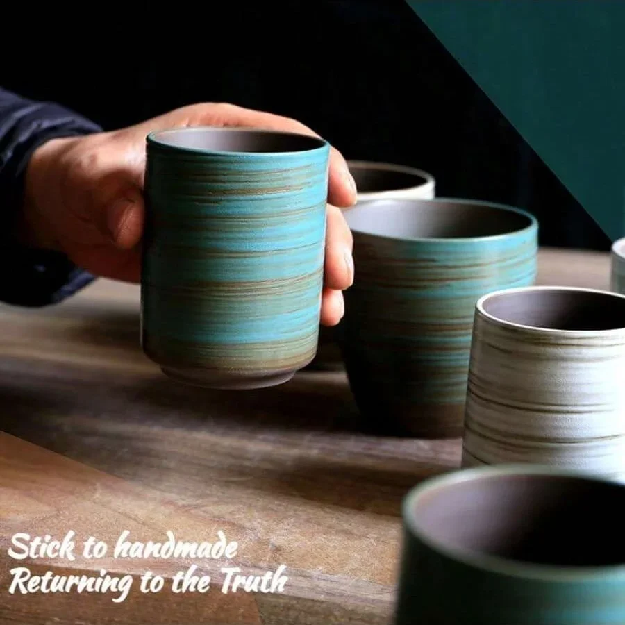Hand-Painted Crackle Glaze Sto - Coffee Tea For Me incelemesi ve fiyatı