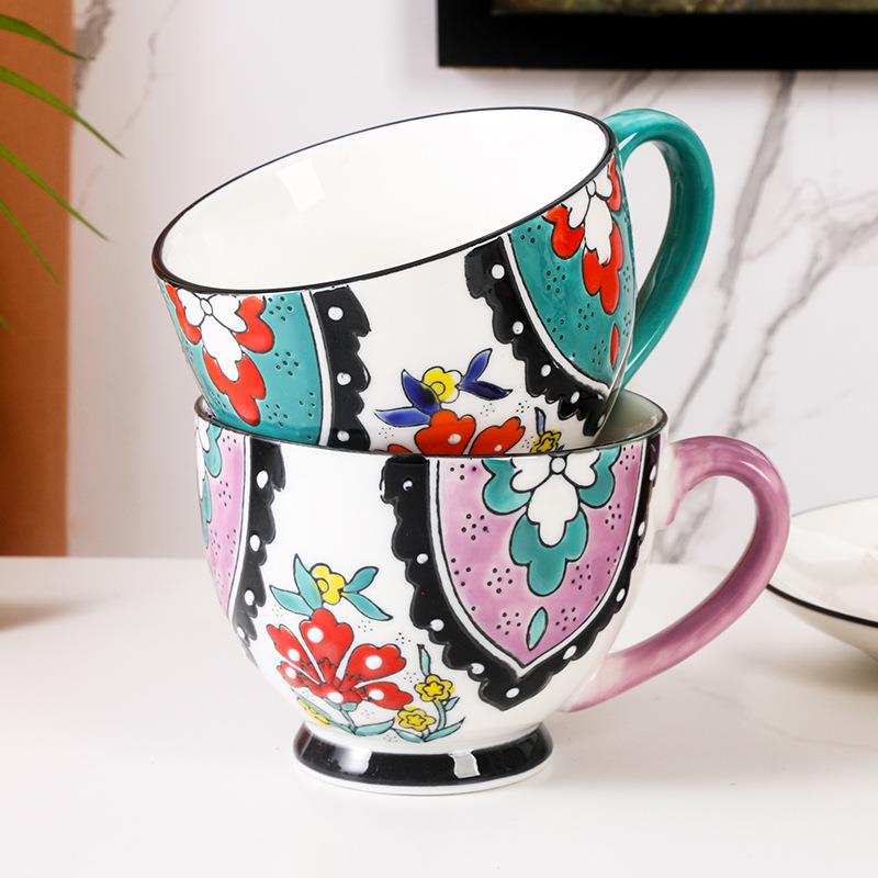 Ceramic Coffee Cup Women's Ear - Draw Coffee And Tea incelemesi ve fiyatı