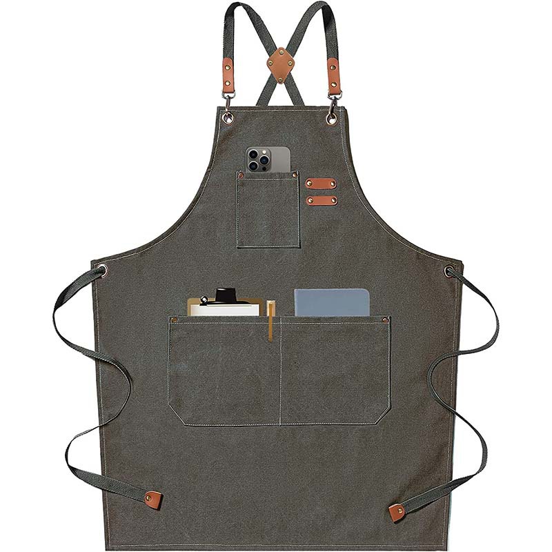Canvas apron made of cotton su - Coffee Tea Garden incelemesi ve fiyatı