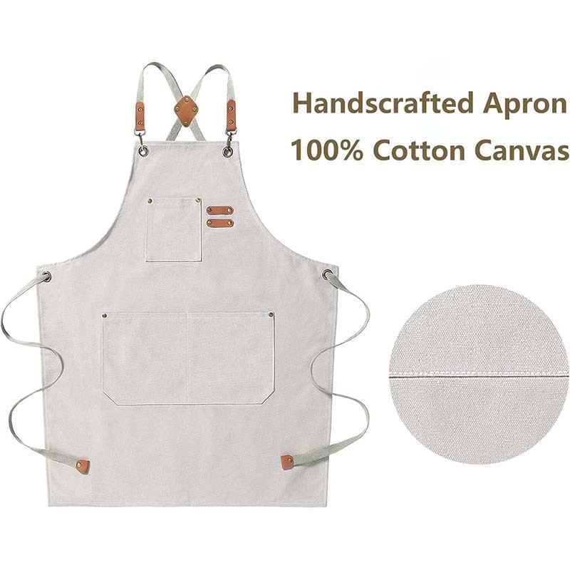 Canvas apron made of cotton su - Coffee Tea Garden incelemesi ve fiyatı