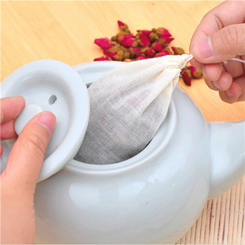 1pc/10Pcs Cotton Tea Bags Musl - Coffee Tea Garden incelemesi ve fiyatı