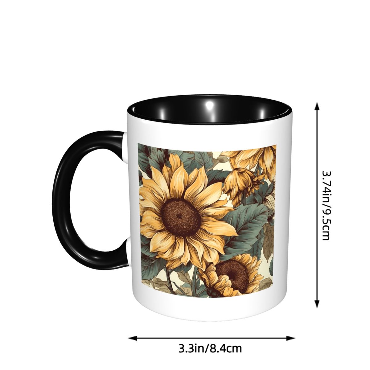 Golden Sunflower Cluster Vinta - Draw Coffee And Tea incelemesi ve fiyatı