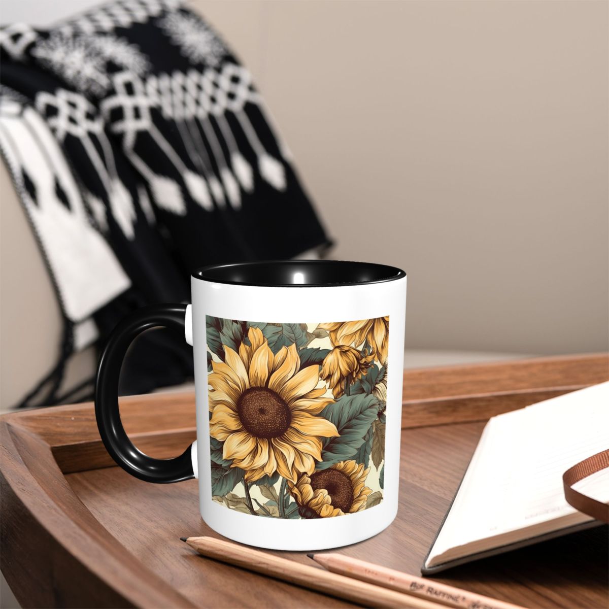 Golden Sunflower Cluster Vinta - Draw Coffee And Tea incelemesi ve fiyatı